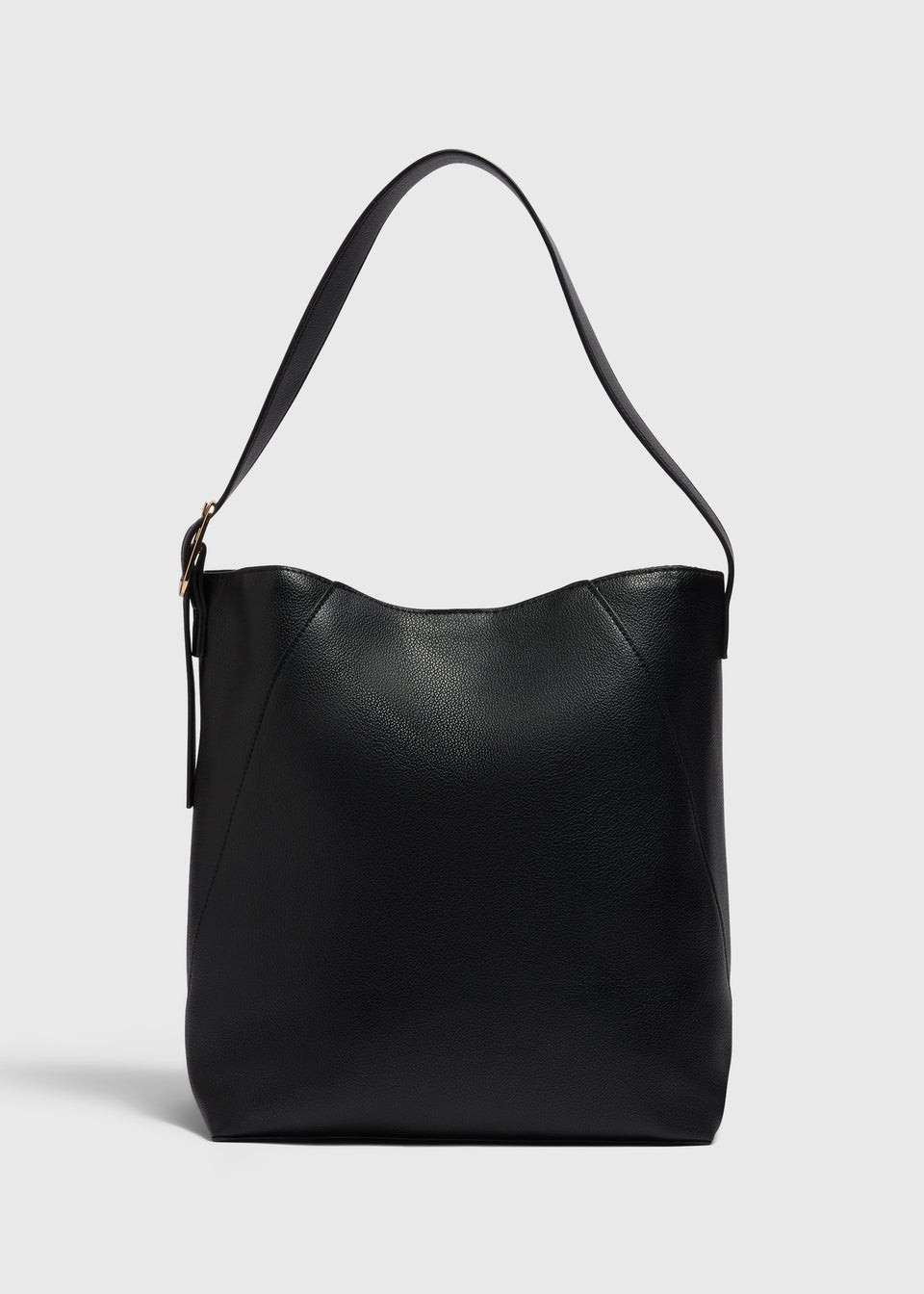 Black Bucket Tote Bag | Matalan (UK)