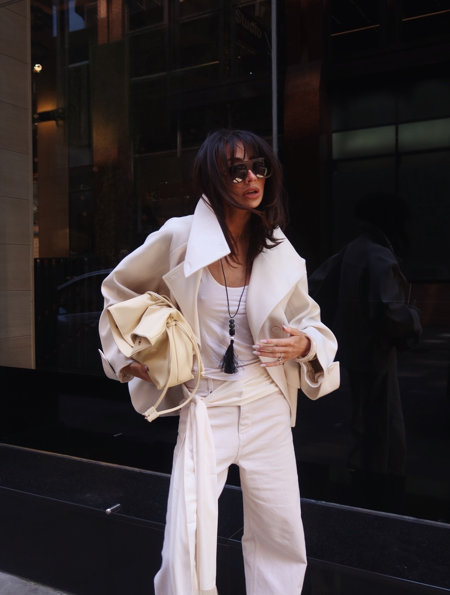 A perfect all white look for in the city 

#LTKuk #LTKstyletip #LTKspring