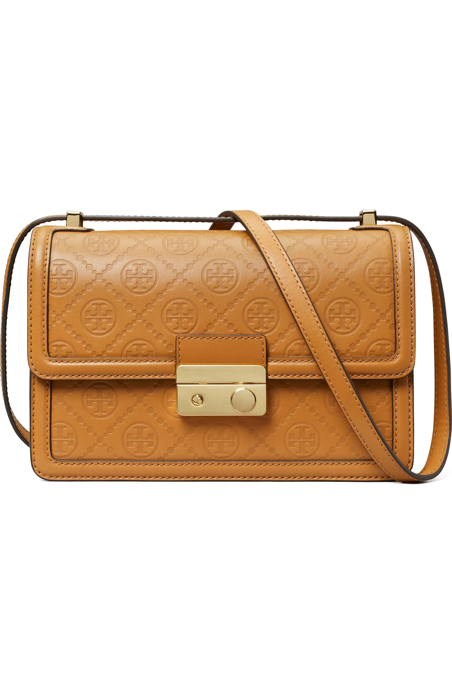 T Monogram Debossed Convertible Shoulder Bag | Nordstrom