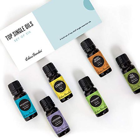 Edens Garden Top Essential Oil 6 Set Best 100% Pure Aromatherapy Intro Kit (for Diffuser & Therapeut | Walmart (US)