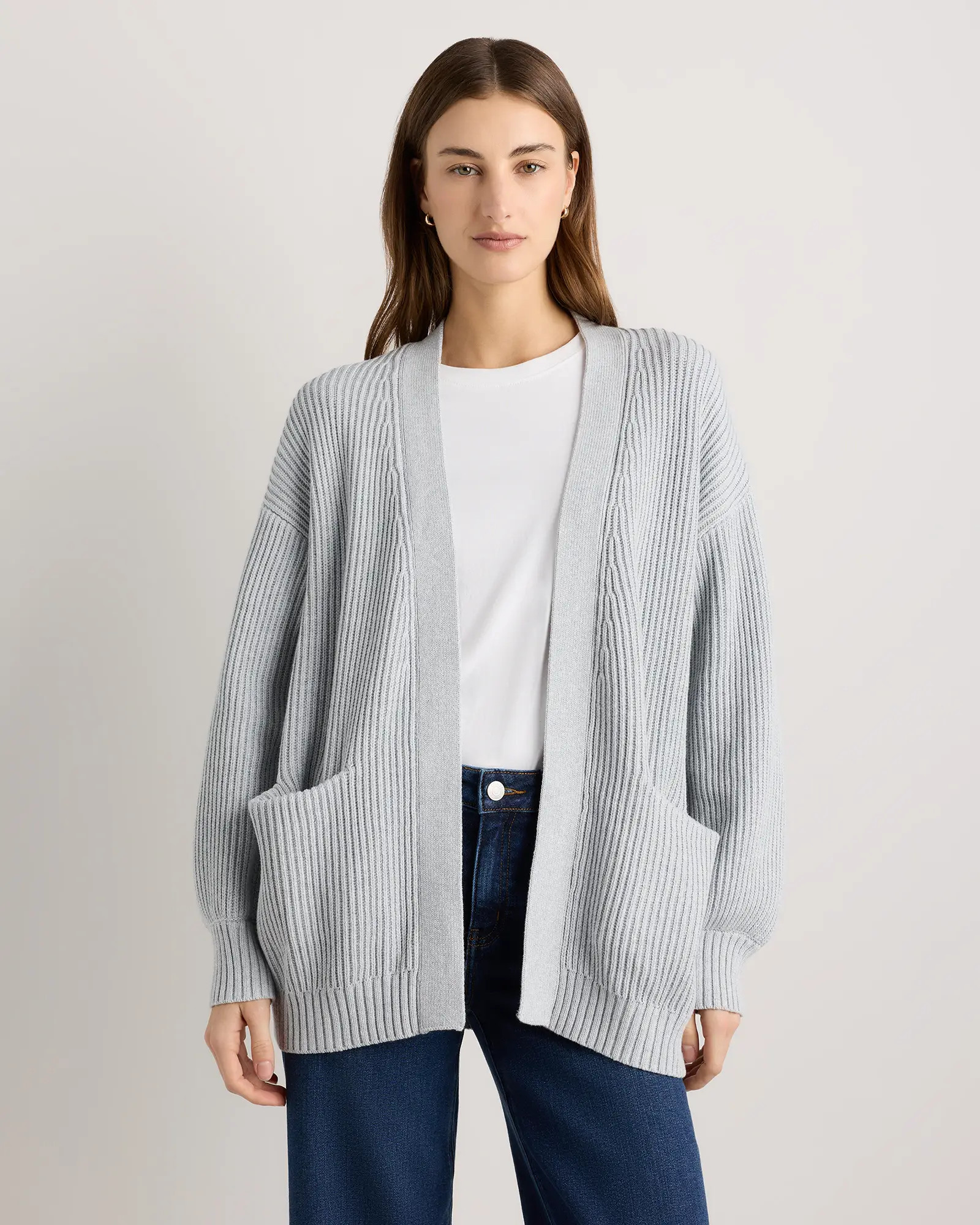 100% Organic Cotton Oversized Cardigan | Quince
