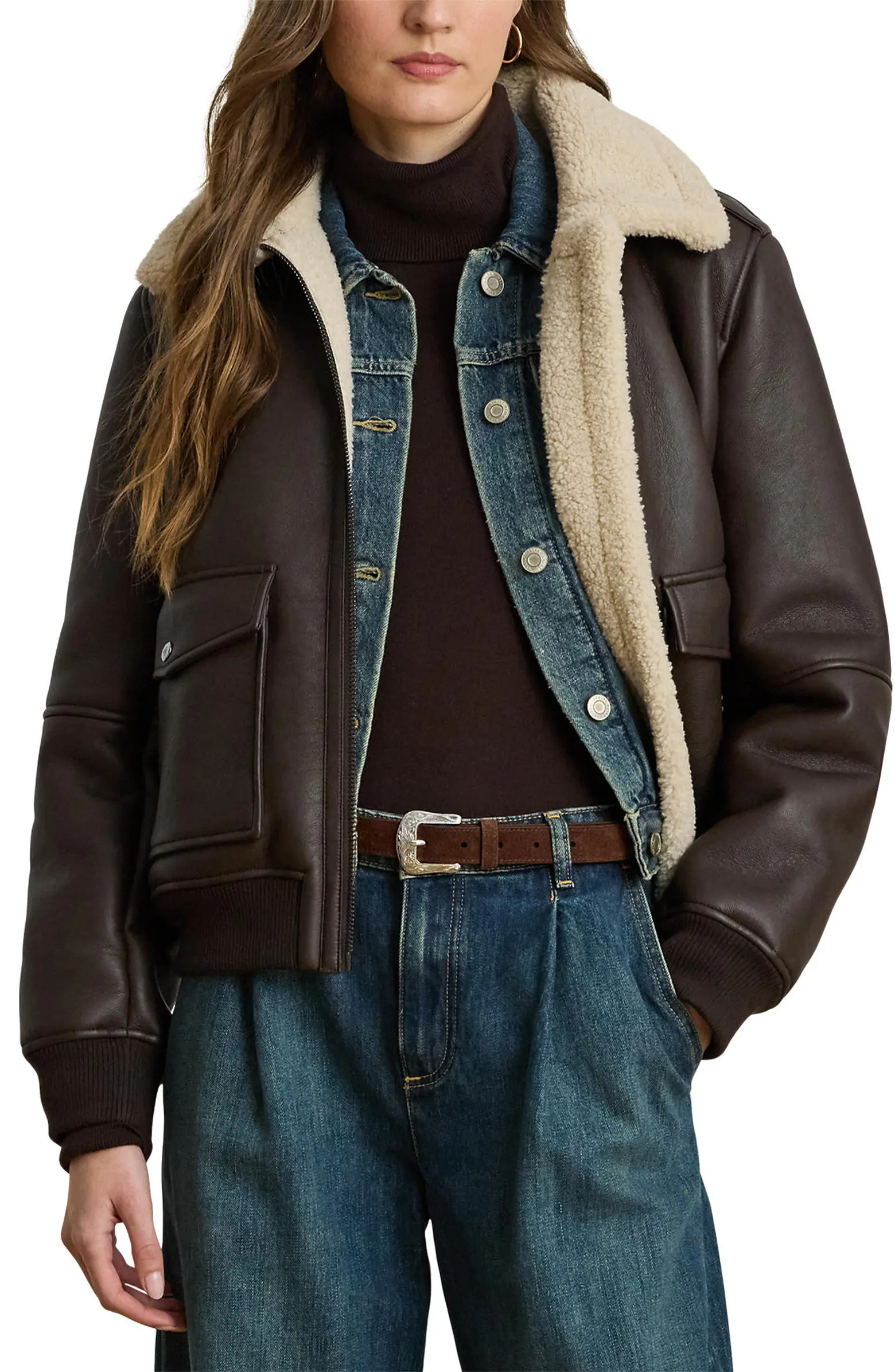 Faux Shearling Bomber Jacket | Nordstrom