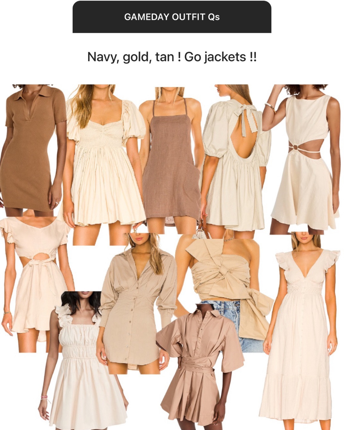 Neutral game day pieces 

// game day outfits, football season, college football

#LTKunder100 #LTKSeasonal #LTKU