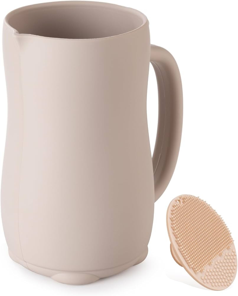 Baby Bath Rinse Cup, Bath Cup for rinsing Hair,The Silicone Material is Soft and Safe, a Good Cho... | Amazon (US)