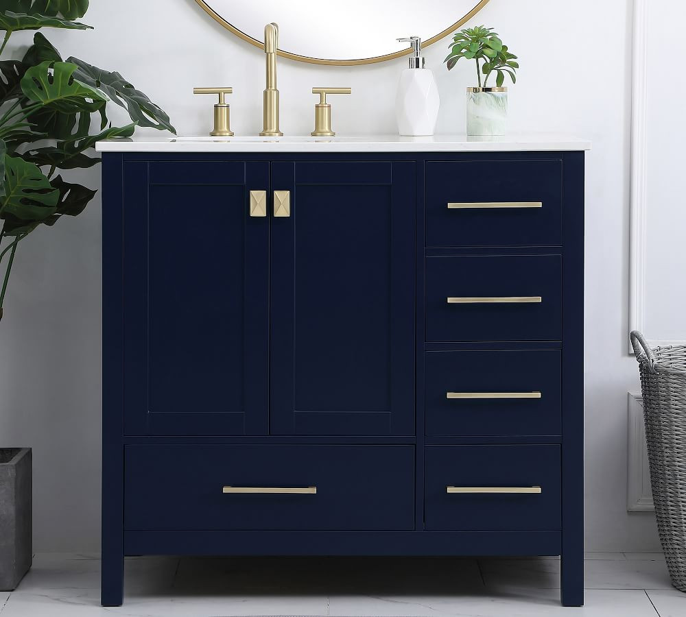 Riola 36" Single Sink Vanity | Pottery Barn (US)