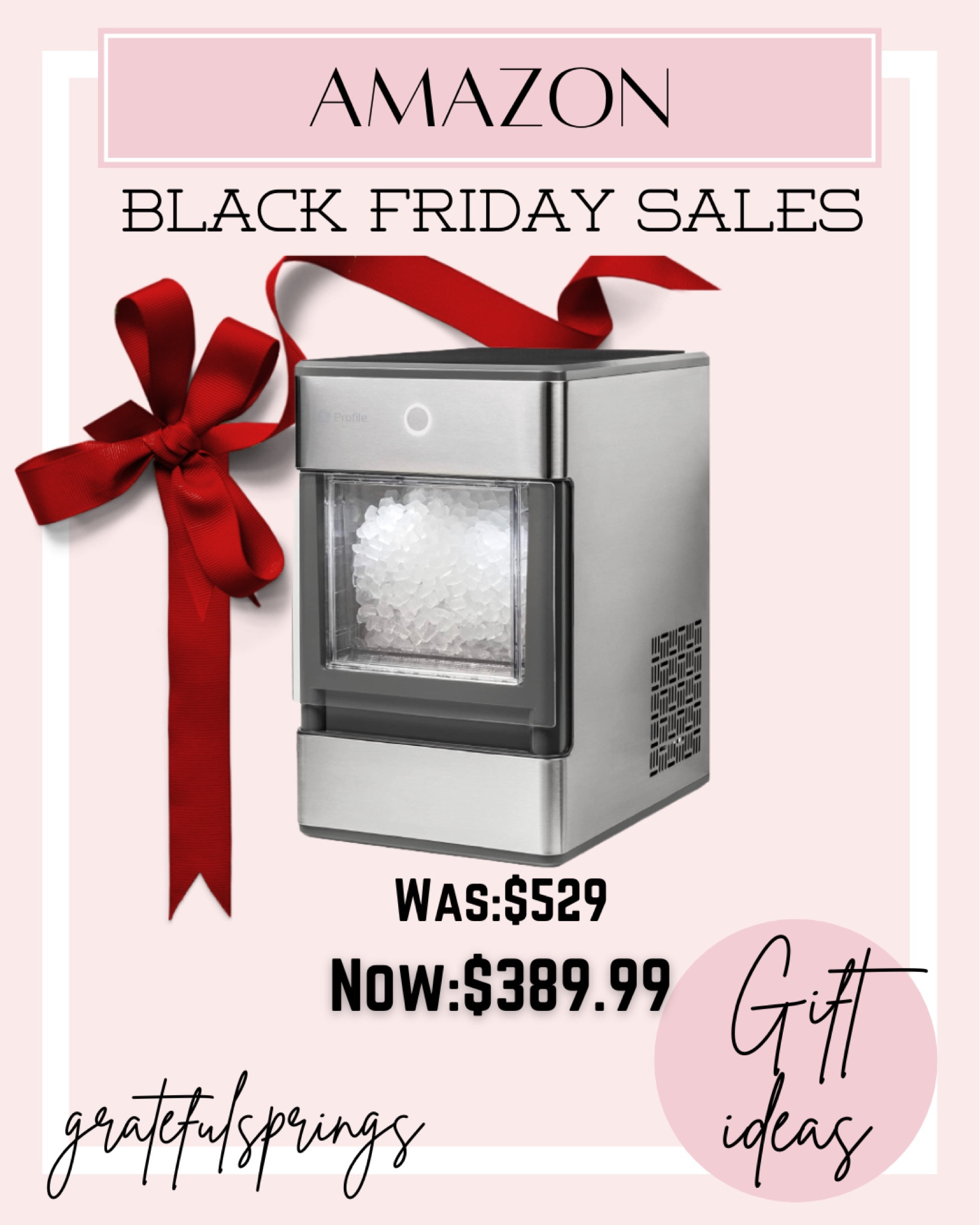 Nugget Ice Maker Black Friday Sale!

#amazon #nuggetice #ice #icemaker #sale #LTKhome


#LTKGiftGuide #LTKSeasonal #LTKCyberweek