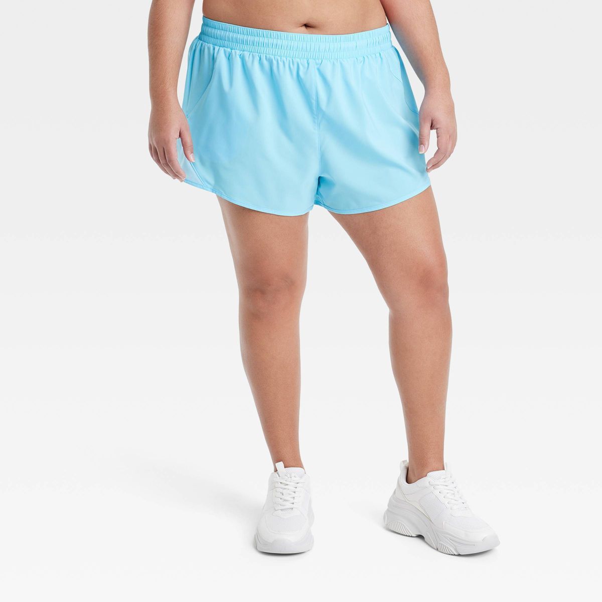 Women's Woven Mid-Rise Run Shorts 3" - All In Motion™ | Target