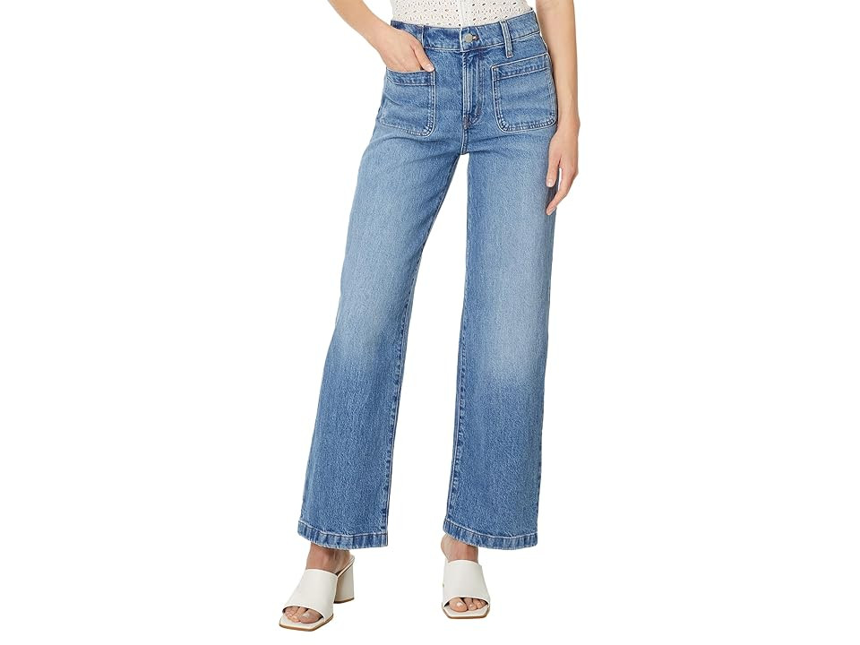 Madewell The Perfect Vintage Wide-Leg Jean in Lakecourt Wash: Patch-Pocket Edition (Lakecourt Wash) Women's Jeans | Zappos