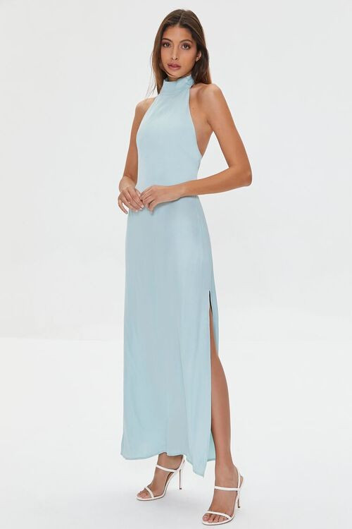 Leg-Slit Halter Maxi Dress | Forever 21 | Forever 21 (US)