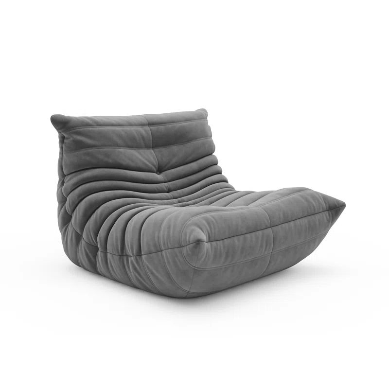Suede Armless Bean Bag Chair & Lounger | Wayfair North America