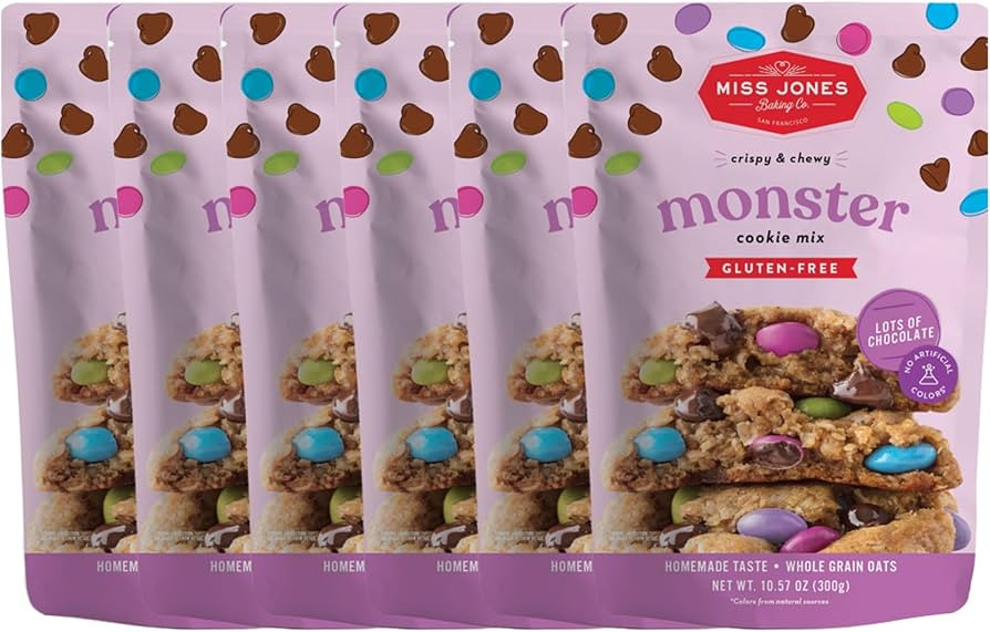 Miss Jones Baking Gluten-Free Chocolate Chip Cookie Mix - More Chocolate Chips, 50% Lower Sugar, ... | Amazon (US)