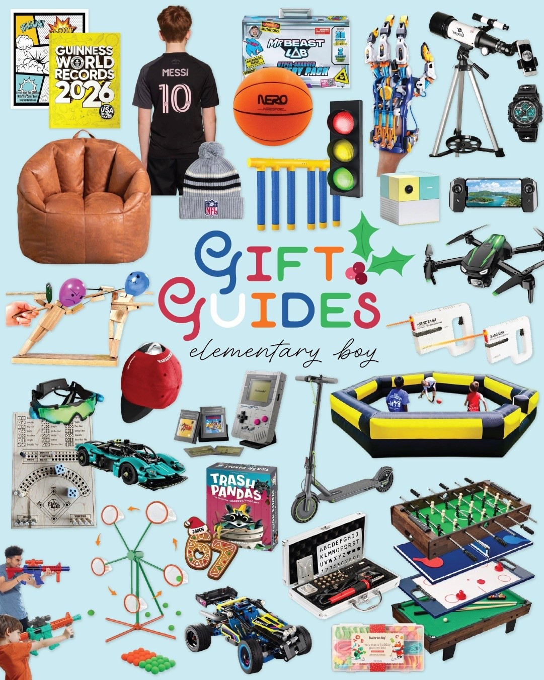 Games, gadgets, and gifts that’ll keep him smiling all season long! From drones to games to indoor hoops, these gifts are guaranteed kid-approved. 

#GiftGuideForBoys #HolidayGifts #CoolToys

#LTKKids #LTKHoliday #LTKGiftGuide