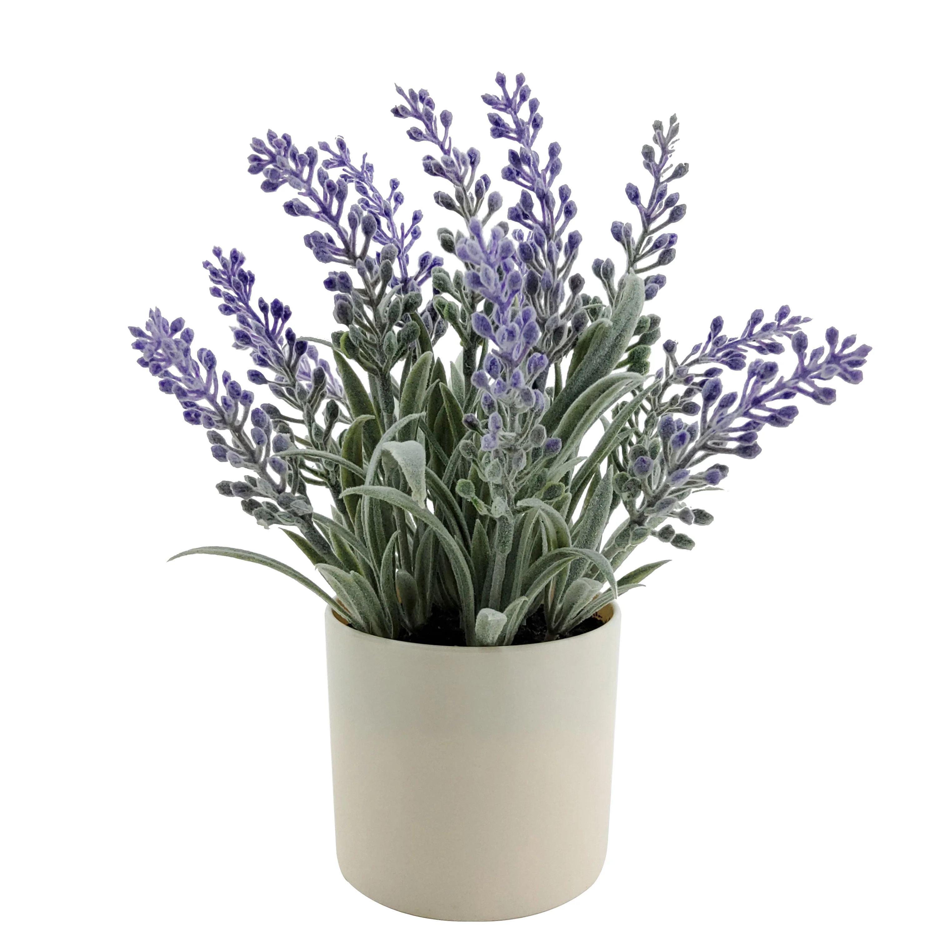 Mainstays 8.5-inch Indoor Purple Lavender Artificial Flower in Plastic Pot. | Walmart (US)