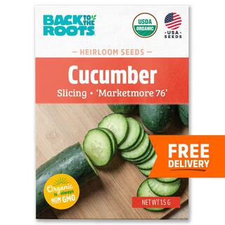Organic Marketmore 76 Cucumber Seed (1-Pack) | The Home Depot