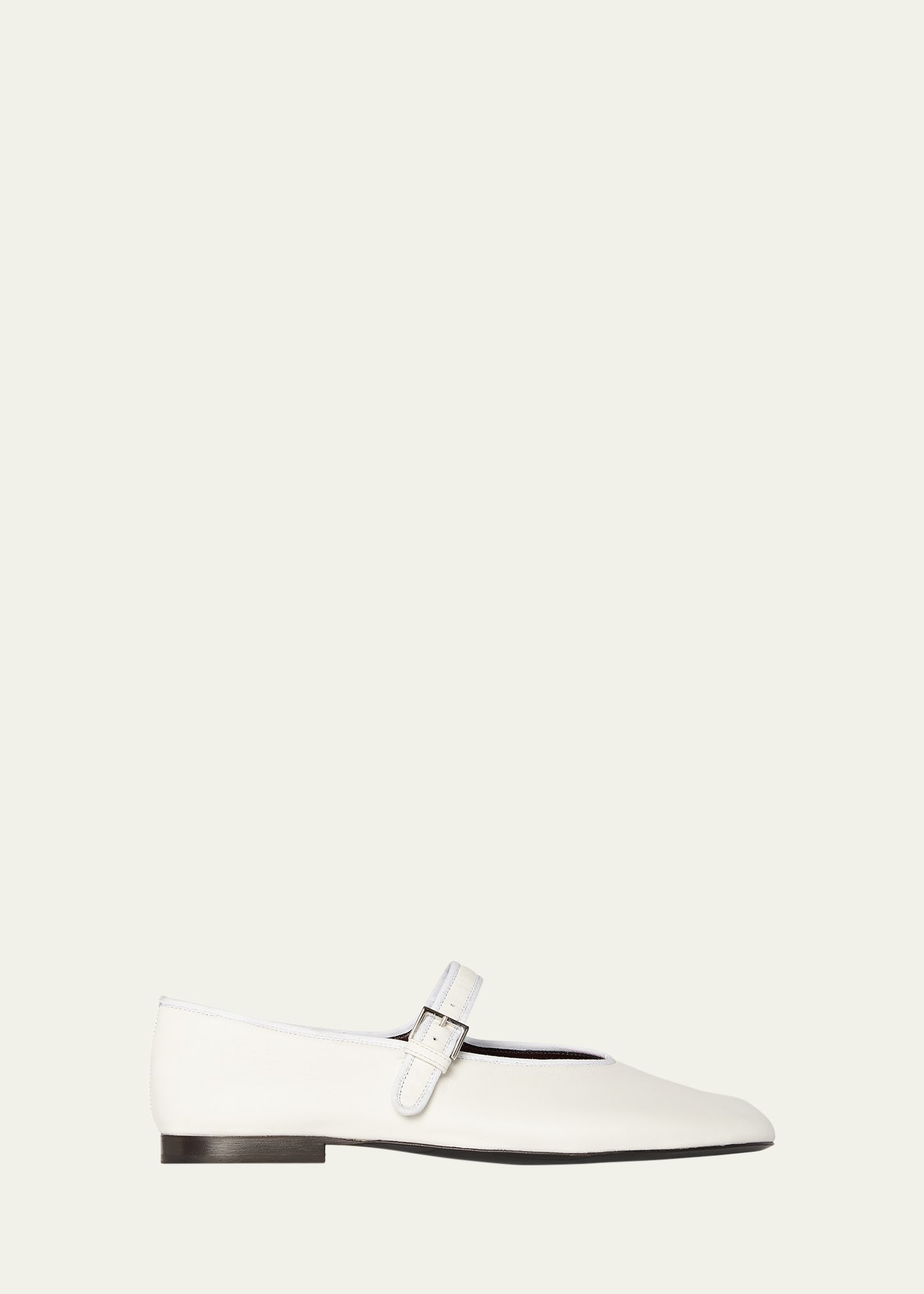 THE ROW Boheme Leather Mary Jane Ballerina Flats | Bergdorf Goodman