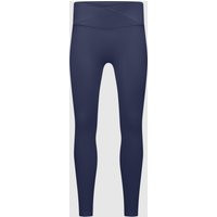 Sculpting Stretch Crossover Waistband Leggings - Dark Navy | The Couture Club