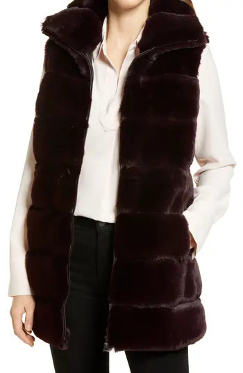 Hooded Faux Fur Vest | Nordstrom