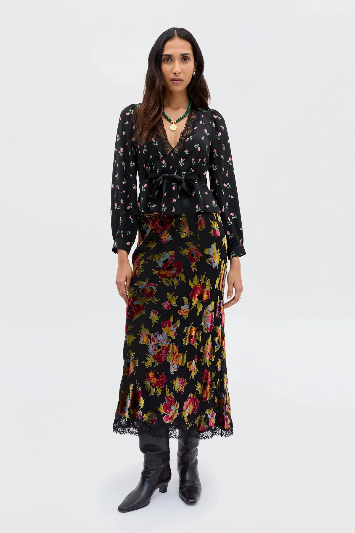 Stassie - Countryside Devoré Black | Rixo