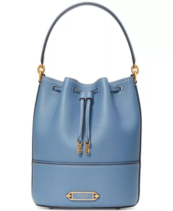 Gramercy Pebbled Leather Medium Bucket Bag | Macys (US)
