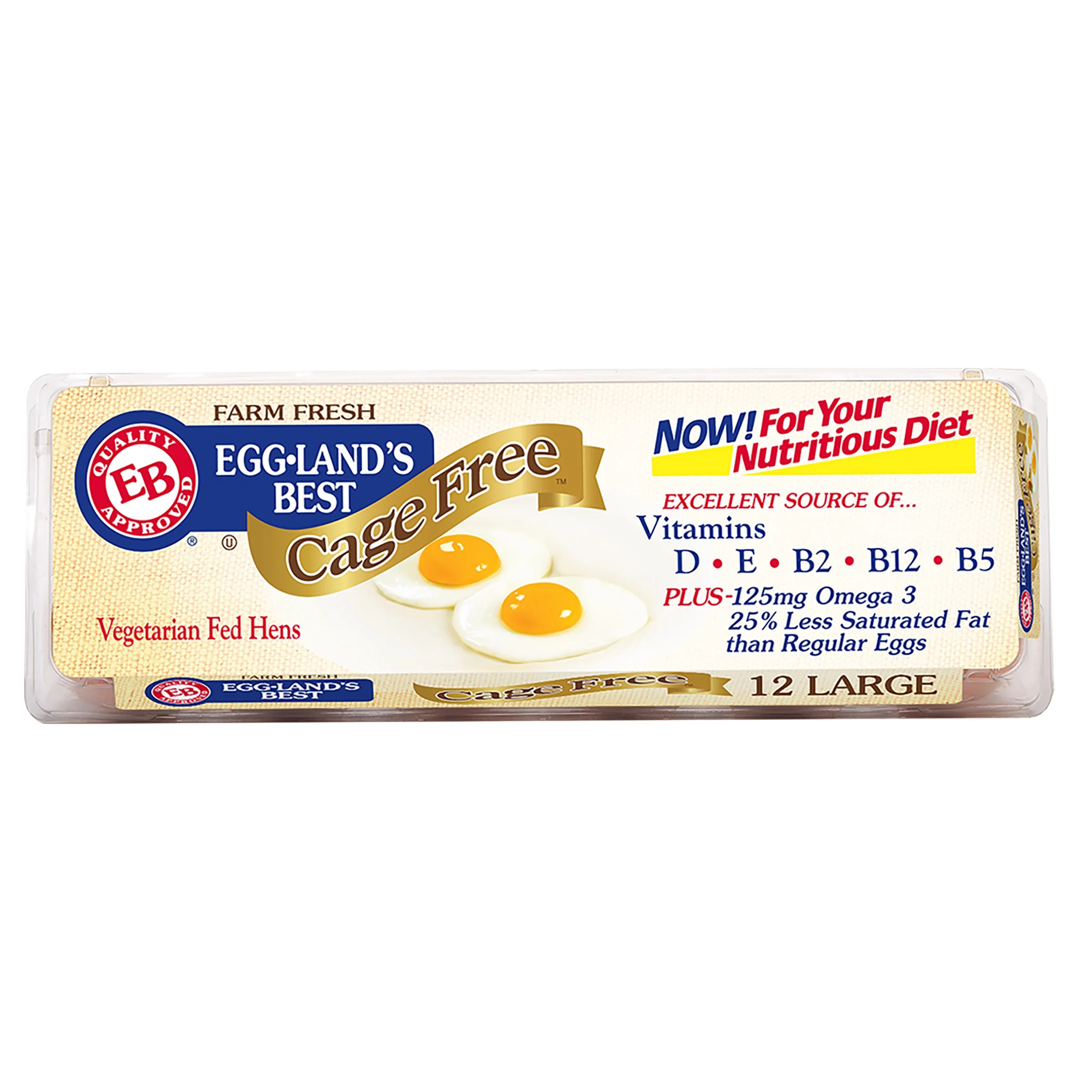 Eggland's Best Cage Free Large Brown Eggs, 12 Count | Walmart (US)