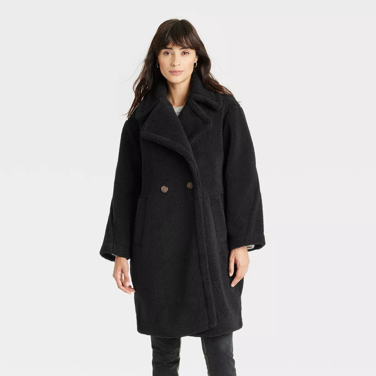 Women's Faux Shearling Coat - Universal Thread™ | Target