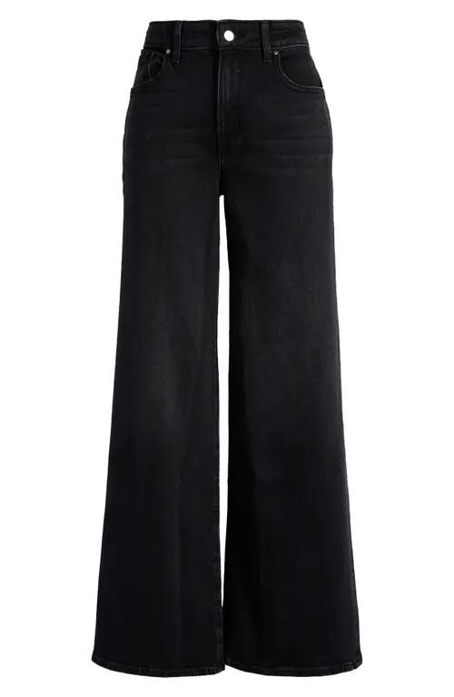 Treasure & Bond Wide Leg Jeans in Black Wash at Nordstrom, Size 24 | Nordstrom