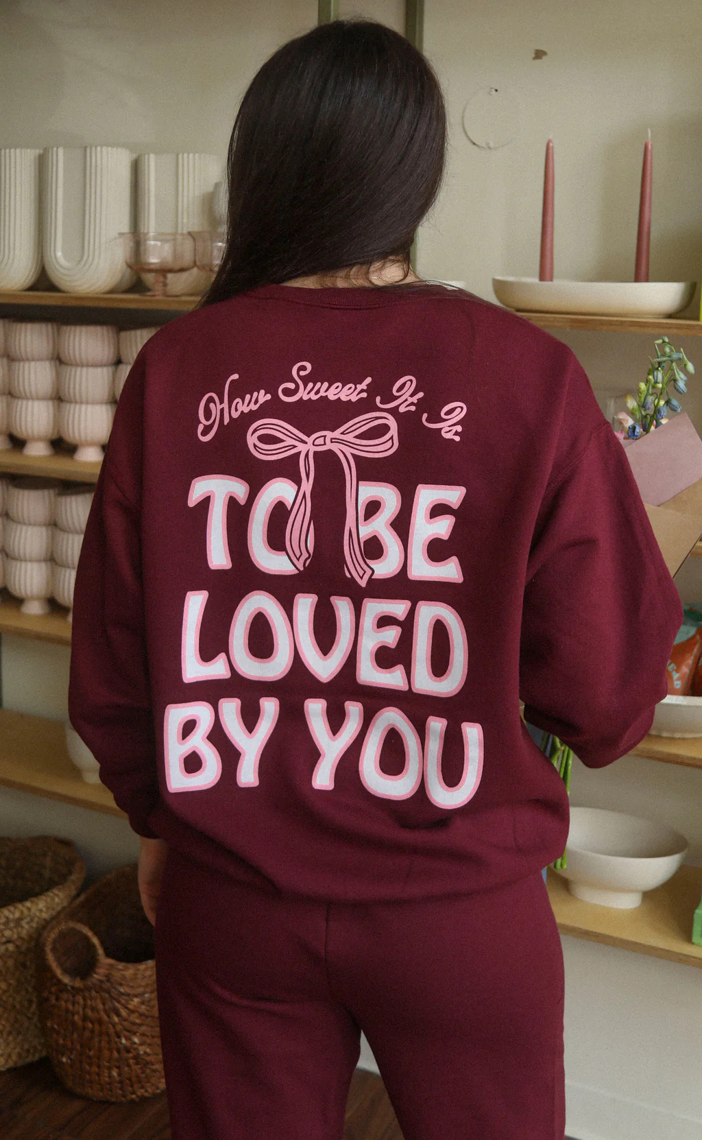 friday + saturday: so this is love sweatshirt | RIFFRAFF