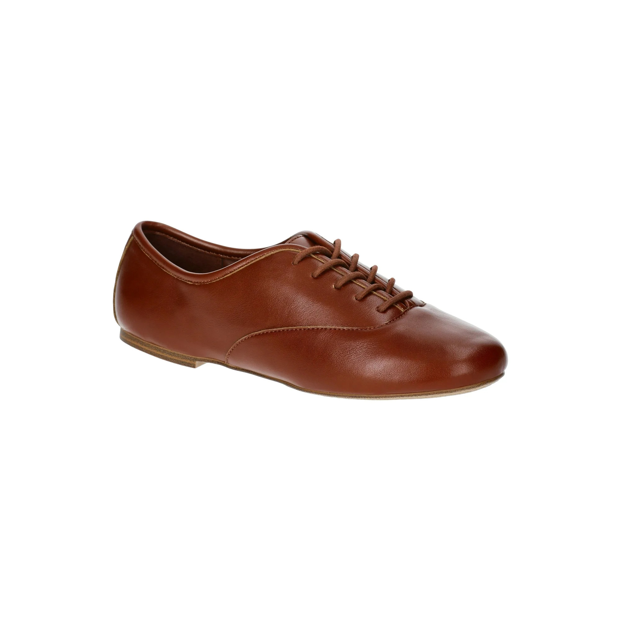 No Boundaries Faux Leather Casual Oxford Shoes, Women's | Walmart (US)