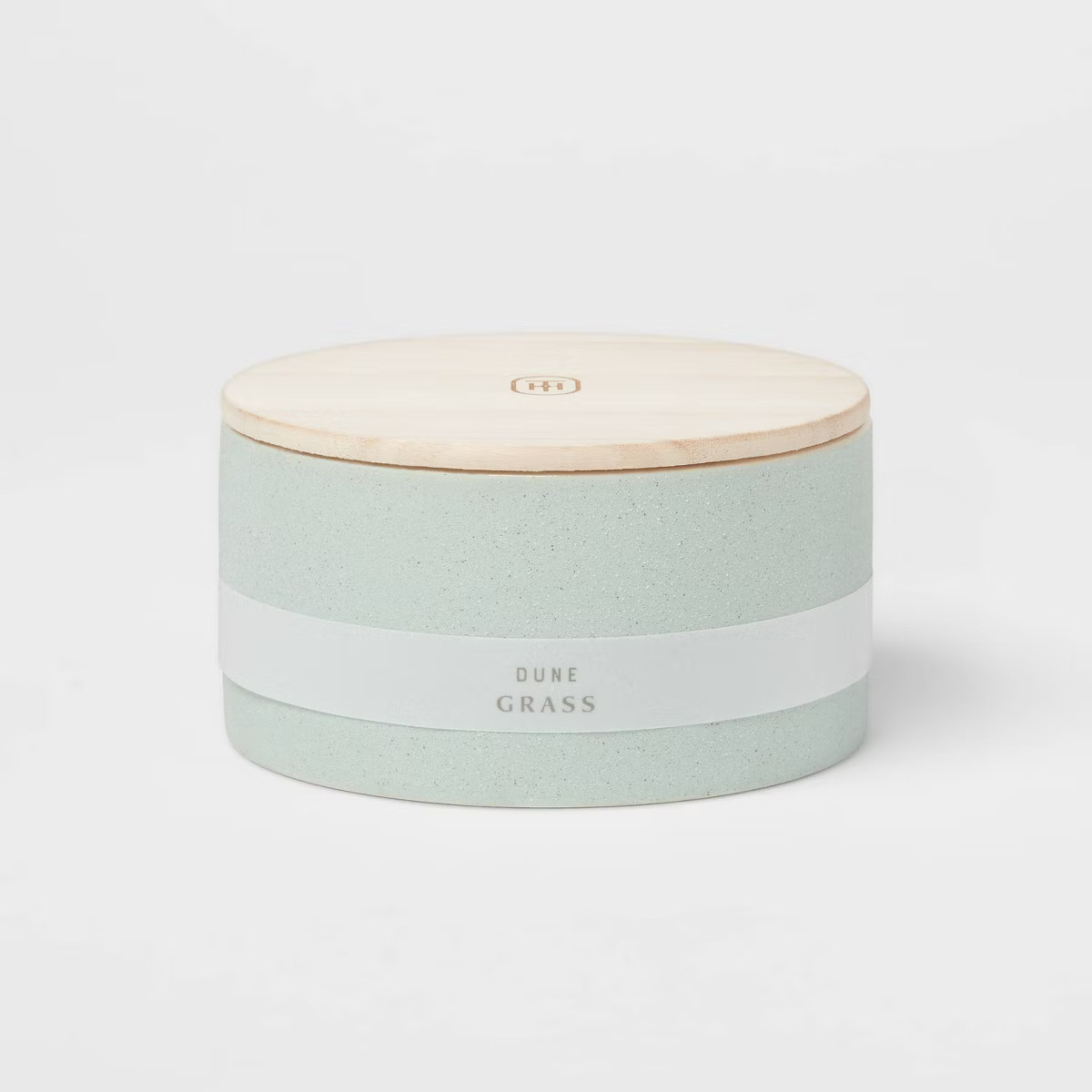 3-Wick Matte Textured 16oz Ceramic Candle with Wooden Wick Dune Grass - Threshold™ | Target