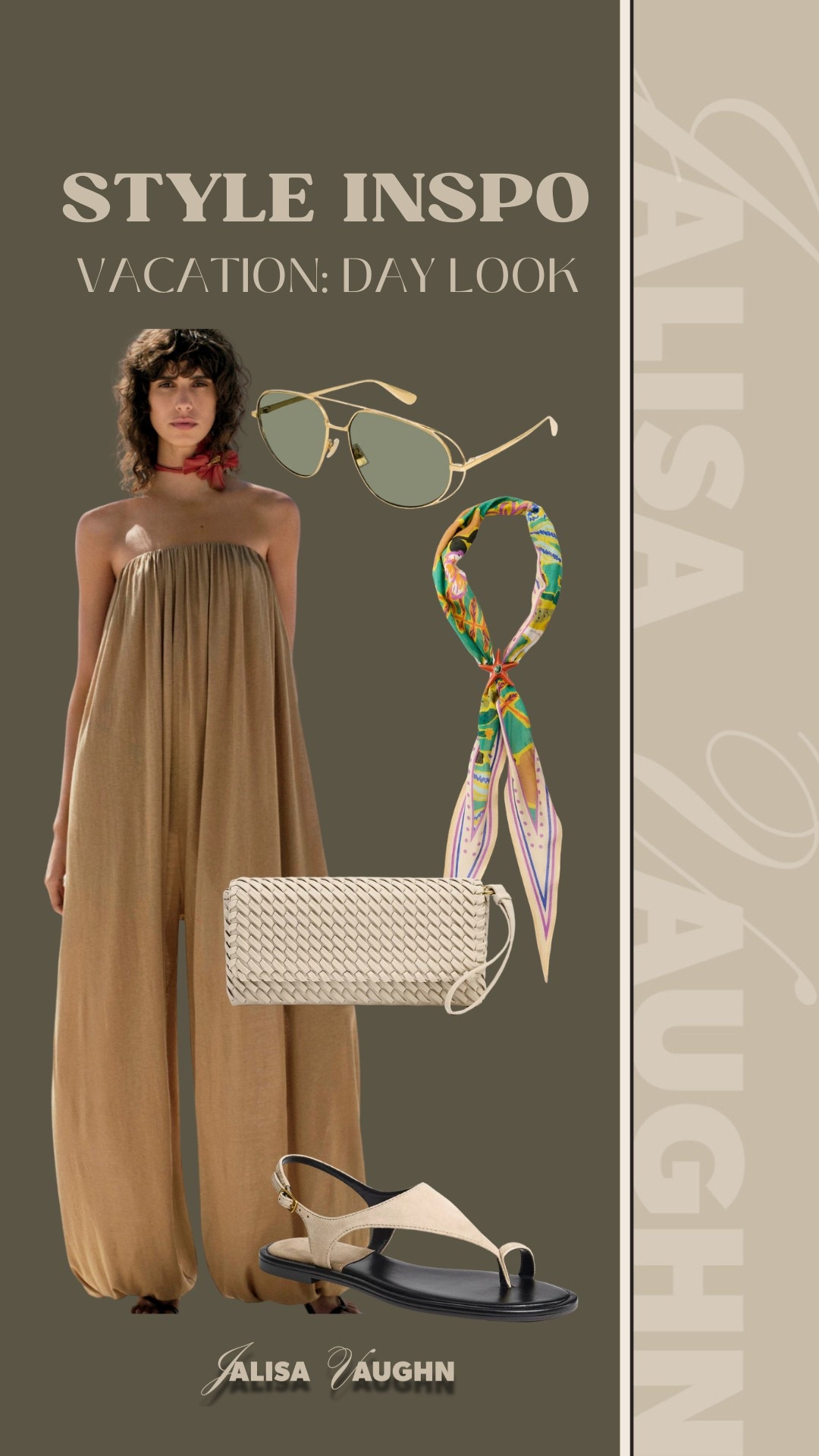 Day look style inspo! This jumpsuit is perfect for slipping on and being comfortable in tropical weather!!

#LTKFindsUnder100 #LTKStyleTip #LTKMidsize
