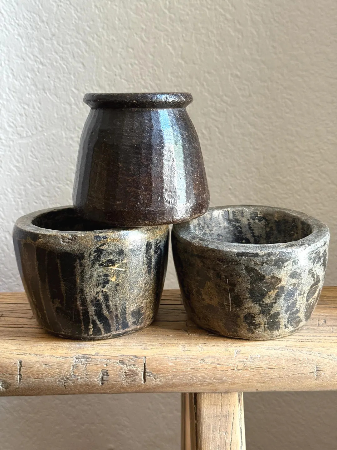 Vintage Stone Bowl / Stone Pickle Pot - Etsy | Etsy (US)