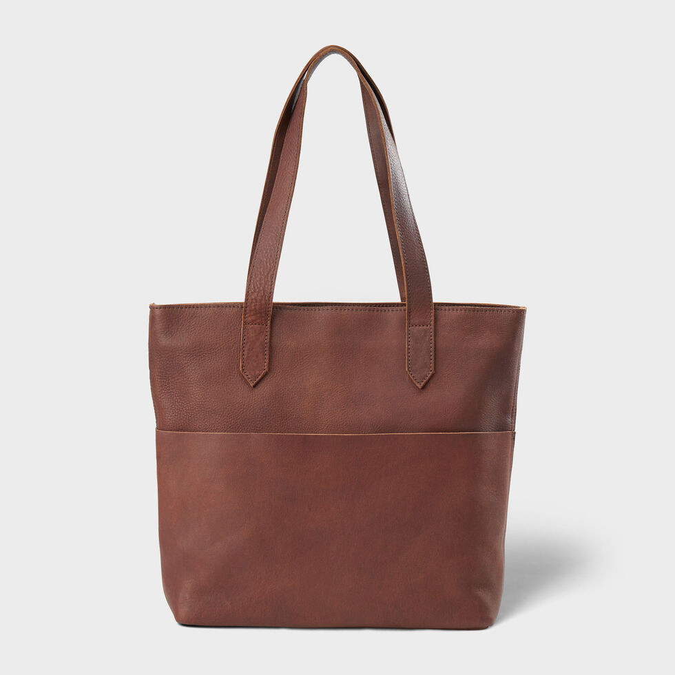 Lifetime Leather Tote | Duluth Trading Company