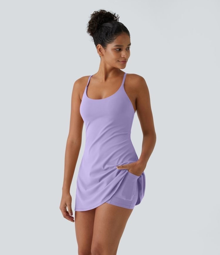 Won’t stop til I own this dress in every color because it’s THAT good. Built in padding + shorts that pull down in the back for quick potty breaks. Sweat wicking + flattering. Practically perfect in every way. I’ve already worn it in Disney, Key West + around town and it’s so comfy in this summer heat + humidity + will transition well for Fall too. 

#LTKActive