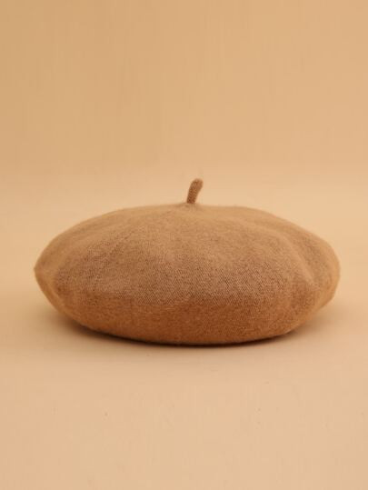 Simple Solid Beret | SHEIN