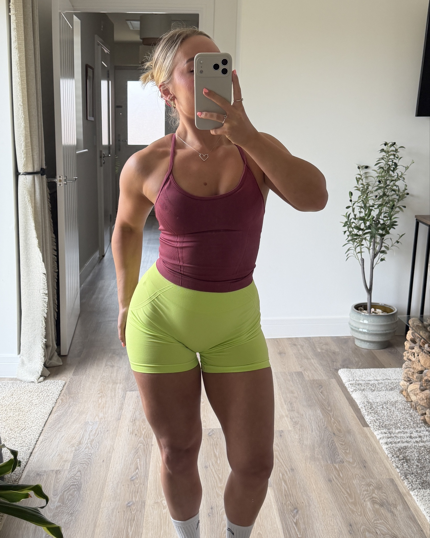 Summer gym combos are back🍋‍🟩🍇 discount code MILLIECOOMBES⭐️
Wearing size XS vest & small shorts 

#LTKpetite #LTKfitness #LTKuk