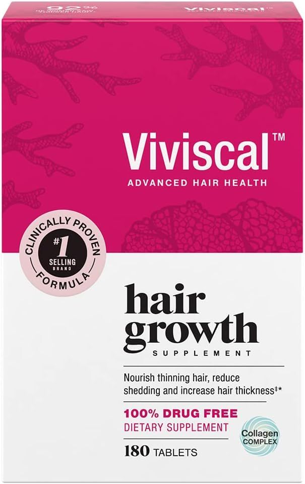 Viviscal Women's Hair Growth Supplements for Thicker, Fuller Hair | Clinically Proven with Proprieta | Amazon (US)