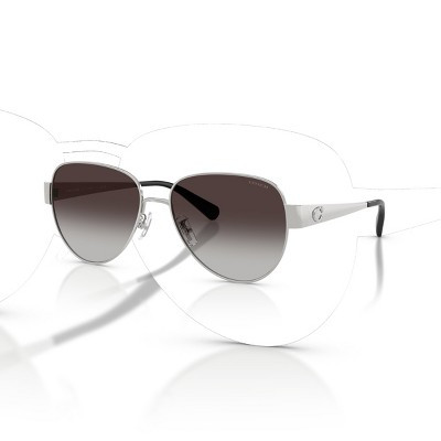 Coach HC7186 L Woman Metal Sun Grey Gradient | Target