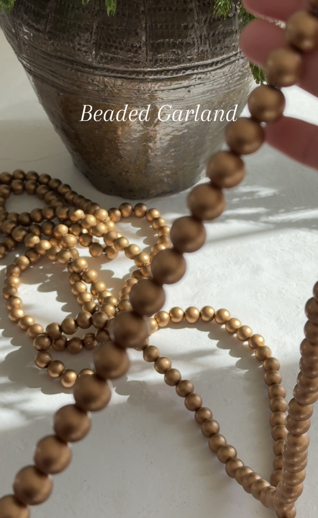 Amazon gold beaded garland 

#LTKHoliday #LTKSeasonal #LTKHome