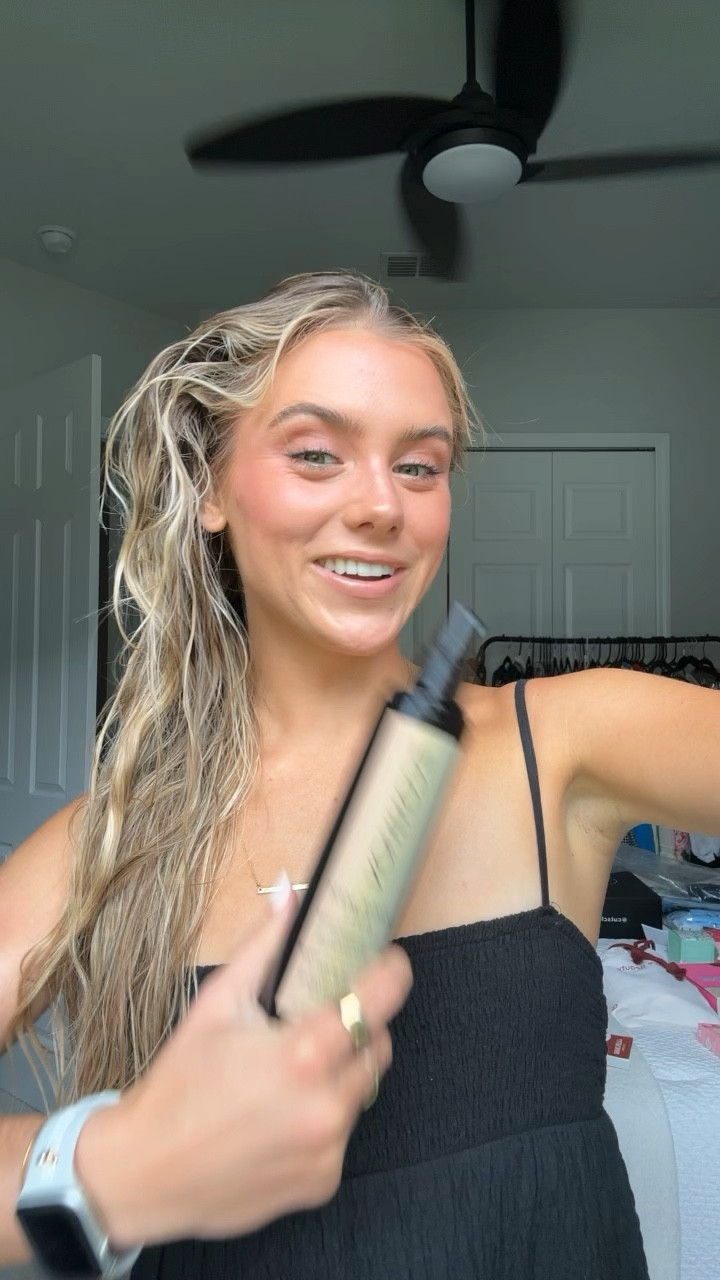 My in common beauty code is SLOANE. Just a few spritzes on wet or dry hair act as: 

1) Leave-In Conditioner: Silk Protein + Avocado Oil repair weakened hair fibers from within, while a vitamin-rich infusion strengthens hair + mends split ends.

2) Detangler: Seals + smooths cuticles, allowing for snag-free combing + brushing.

3) Anti-Frizz Smoothing Balm: Hyaluronic Acid Time-Release Moisture Technology provides all-day hydration to calm frizz, static + flyaways, while locking in shape + shine.

4) Heat Protectant: Creates a protective barrier around the sealed cuticle to combat damage caused by heat styling, harmful UVA/UVB rays + high-mineral-content waters.

#LTKgrwm #LTKSaleAlert #LTKBeauty