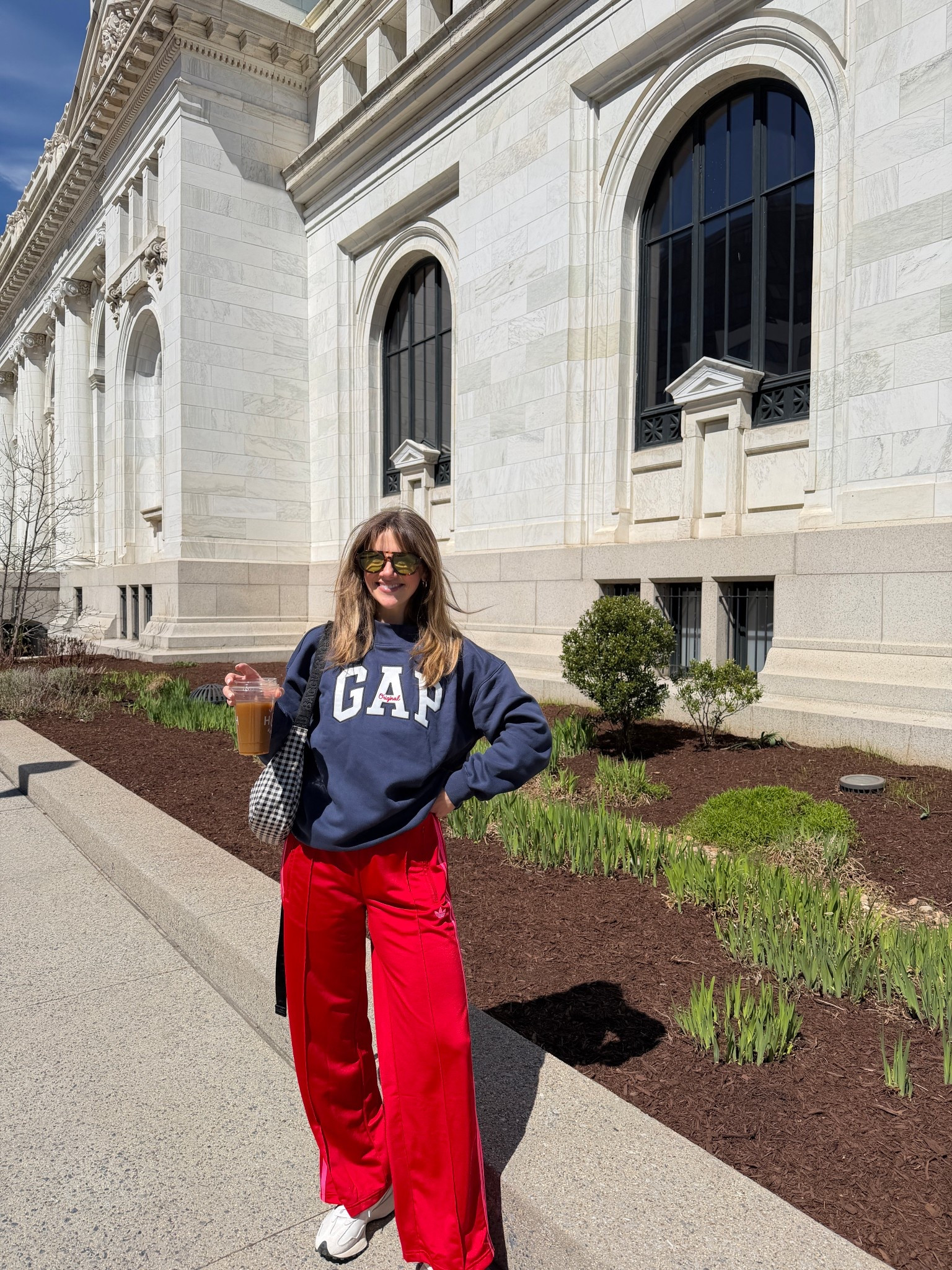 Sunday bagel run outfit 
S/M in sweatshirt- more colors!
Size S in pants (color way is oos :/ )
Sized up half in shoes 👟 
