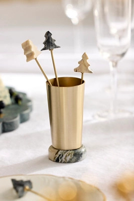 Marble Tree Appetizer Picks, Set of 4 | Anthropologie (US)