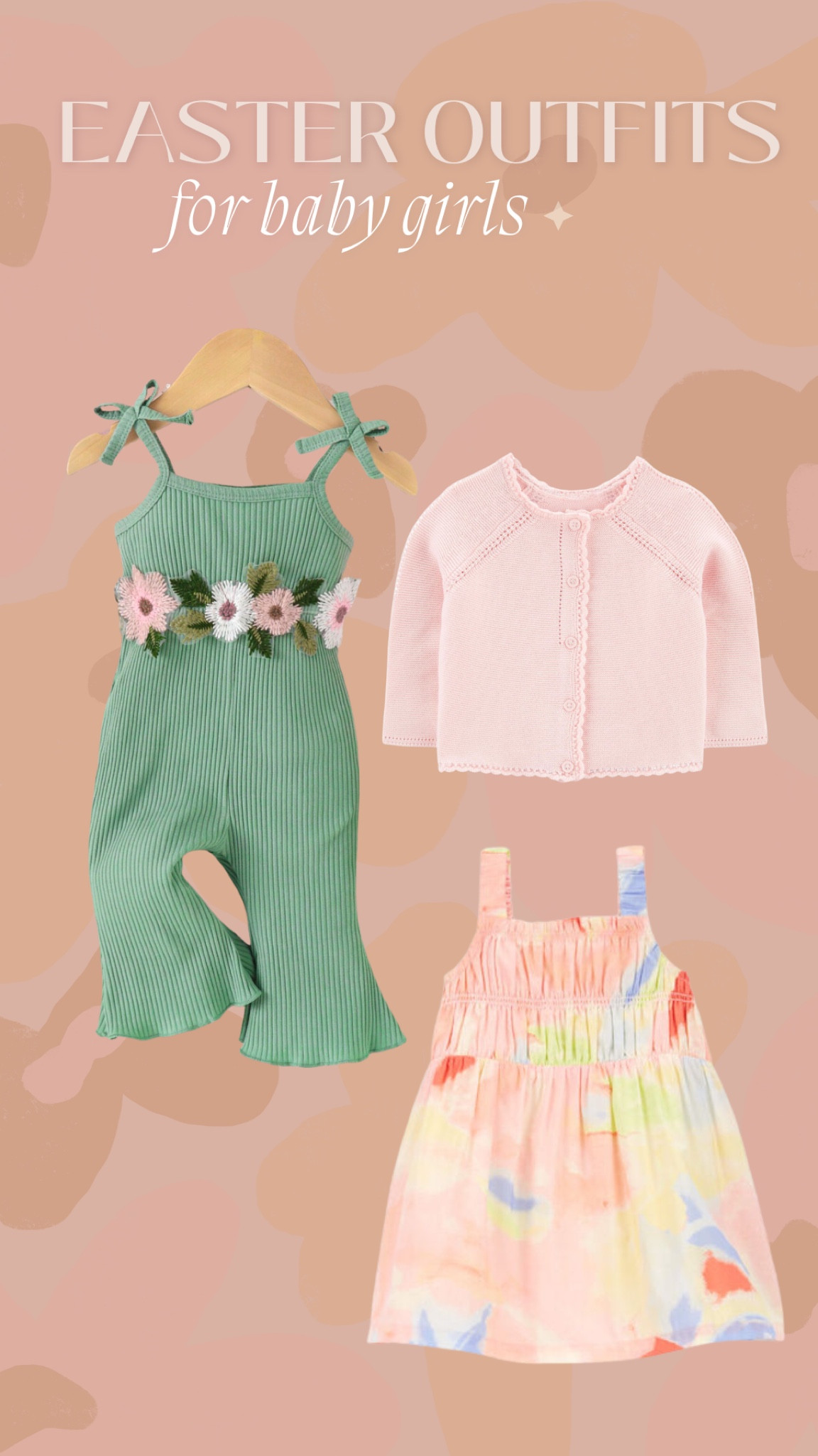 So excited for Lucy’s first Easter!!

Her first Easter outfit is going to be this cute green jumper from SHEIN, with a pink Carter’s cardigan on top. And her second outfit will be this cute Springy dress with a white cardigan! (They come as a pair)

In the past 9 months, I’ve learned to ALWAYS have more than one outfit prepared 😂 You never know how long an outfit will last in a day lol.

Hope you have a happy Easter! 🙏🏼

(Easter Outfits For Baby Girls)

#LTKkids #LTKbaby #LTKSeasonal