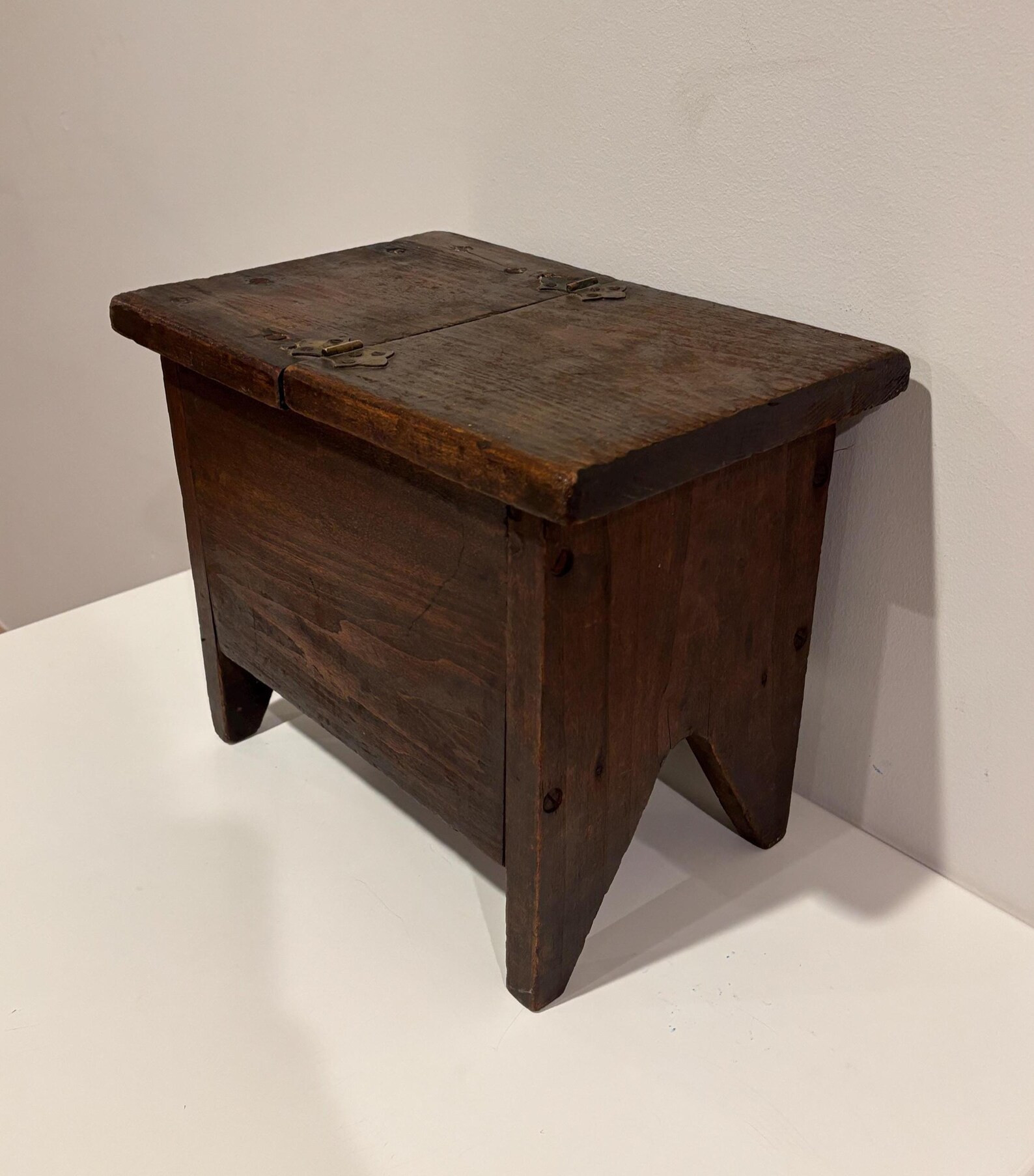 Small Wood Vintage Stool With Storage- Step Stool, Foot Stool, Wood Riser, Plant Stand, Chest, St... | Etsy (US)
