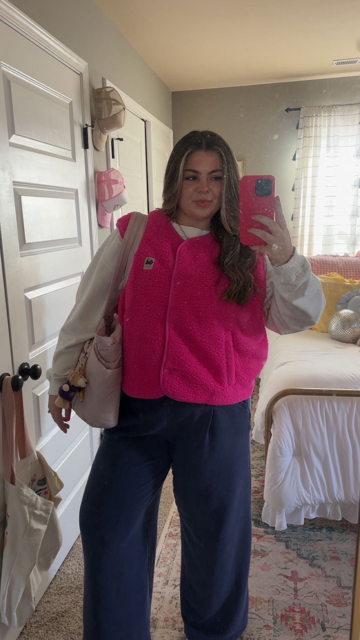 warm cozy class ootd🩷📓