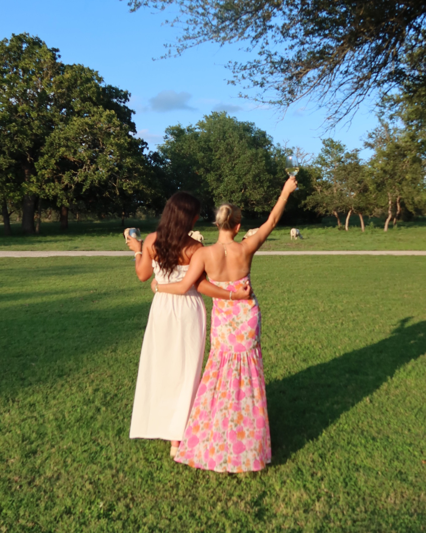 Long floral summer dress | summer wedding guest