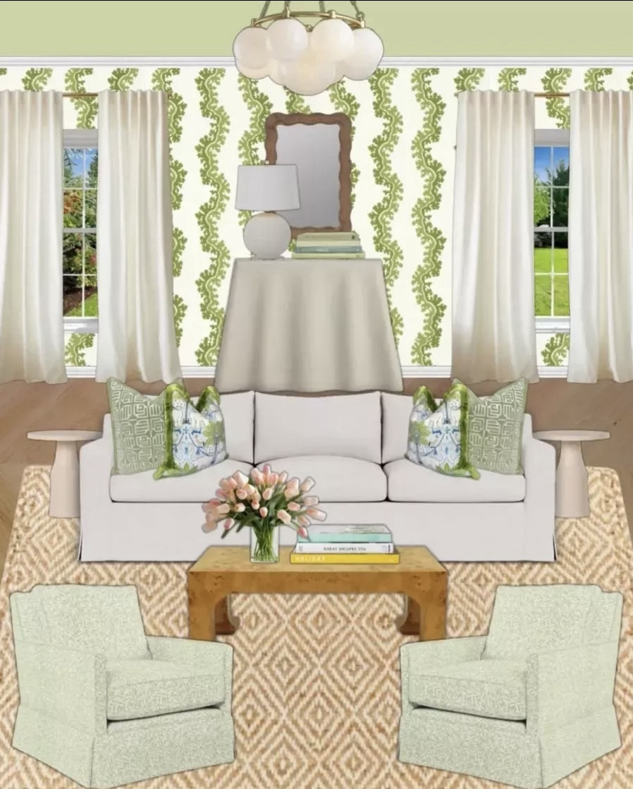 Living room design 💚🫶🏼
