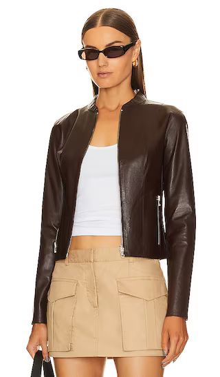 Chapin Jacket in Mahogany & Silver | Revolve Clothing (Global)