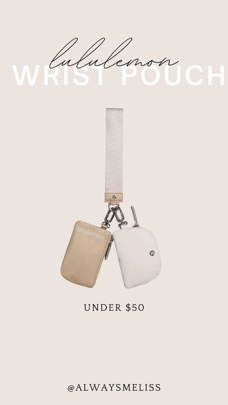 New Lululemon Dual Pouch Wristlet. Comes in 3 colors and perfect to throw in a backpack, gym bag, etc. 

Wristlet 
Wallet 
Lululemon 

#LTKunder50 #LTKstyletip #LTKFind