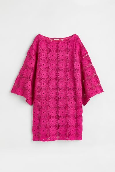 Crochet-look A-line Dress | H&M (US)