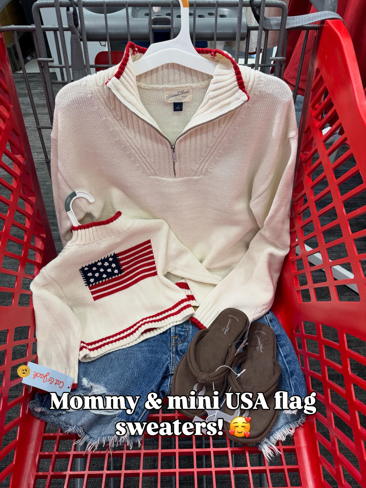 USA American flag sweaters for the whole fam! Design on back. #july4 outfit idea summer patriotic red white blue stars stripes

#LTKOver40